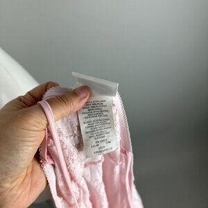 Vintage Intimates Sleepwear Vtg 9s Secret Treasures Pink Lingerie Lace Chiffon Fairycore